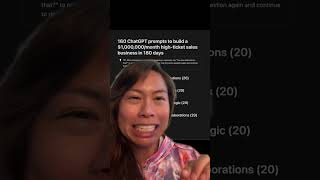 160 ChatGPT prompts to build a high-ticket sales business in 180 days by James Ebringer #ai #aitools
