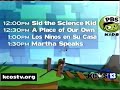 PBS Kids Schedule Bumper Bridge KCOS 2010 Rare