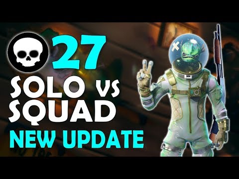 27 KILL | NEW UPDATE SOLO VS SQUAD | DAEQUAN NEW PERSONAL RECORD - (Fortnite Battle Royale)