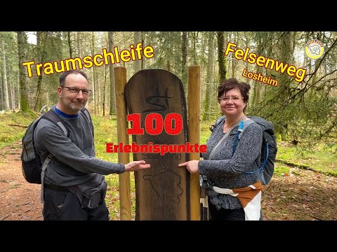 Traumschleife Felsenweg bei Losheim. 2005 Deutschlands schönster Wanderweg