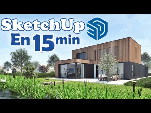 Learn SketchUp PRO in 15 minutes | SketchUp Basics 2022 for beginners