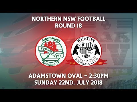 2018 NNSWF NPL Round 18 - Adamstown Rosebud FC v Weston Workers Bears FC