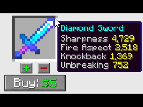 Grapeapplesauce - Minecraft, But You Can Buy Enchantments..