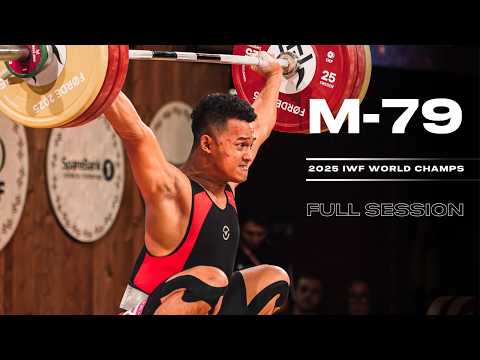 Men's -79kg 2025 World Weightlifting Championships | Full Session
