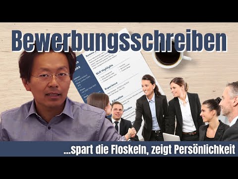 Bewerbungensschreiben. Spart die Floskeln aus und zeigt endlich Persönlichkeit im Ansschreiben!