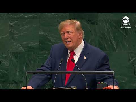 President Trump addresses capture of Venezuelan President Nicolas Maduro at U.N. General Assembly