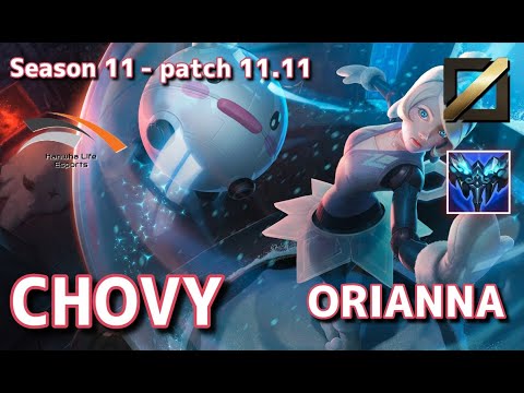 【韓国サーバー/C1】HLE Chovy オリアナ(Orianna) VS サイラス(Sylas) MID - Patch11.11 KR Ranked【LoL】