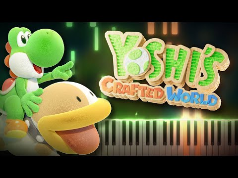 Yoshi's Crafted World - Main Theme | Piano Tutorial