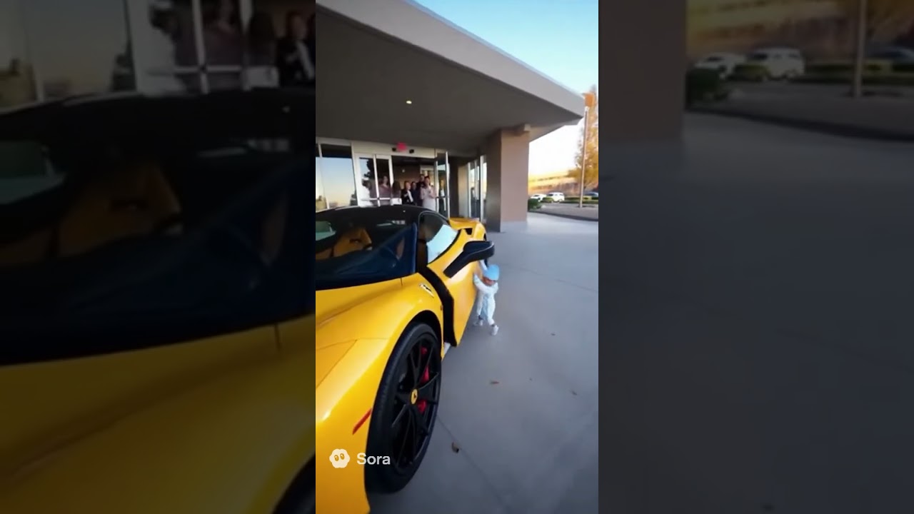 Baby runs away from mom