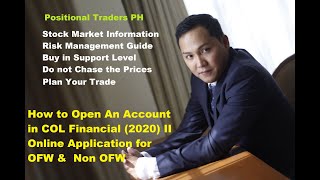 How to Open An Account in COL Financial (2020) II Online Application for OFW &  Non OFW