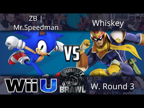 Gwinnett Brawl October 2017 - ZB | Mr.Speedman (Sonic) vs Whiskey (Falcon) - Smash 4 W. Round 3