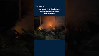 Download lagu Israeli strikes kill at least 15 Palestinians across Gaza mp3