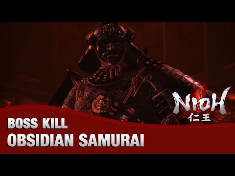 Nioh Boss Kill - Obsidian Samurai (The Samurai from Sawayama)
