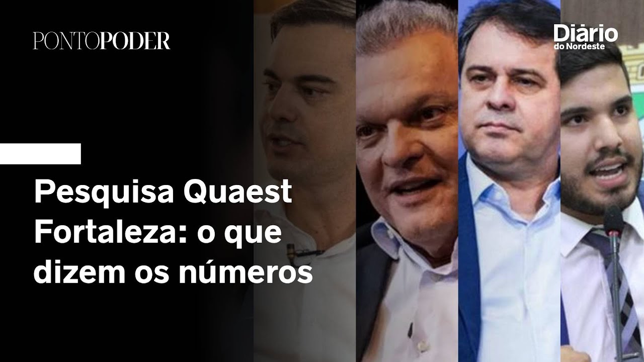 Imagem da notícia PontoPoder Contexto: Análise dos números da primeira pesquisa Quaest em Fortaleza 