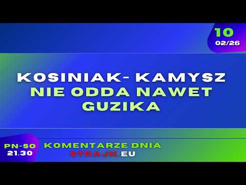 Komentarze dnia Strajku: Kosiniak- Kamysz nie odda nawet guzika
