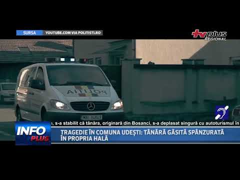 TRAGEDIE ÎN COMUNA UDEȘTI: TÂNĂRĂ GĂSITĂ SPÂNZURATĂ ÎN PROPRIA HALĂ