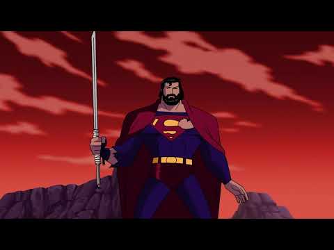 SUPERMAN VS LOBOS - LIGA DA JUSTIÇA - SEM LIMITES - DESENHOS SBT - DC COMICS - AÇÃO - LUTAS RADICAIS