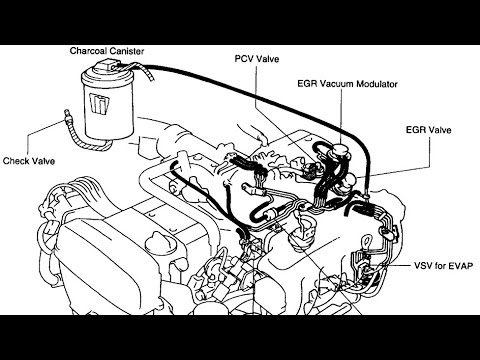 2JZ-GE EGR Delete and Vacuum lines