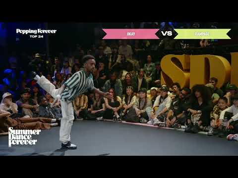 Jikay vs Rampage TOP 24 Popping Forever | Summer Dance Forever 2025