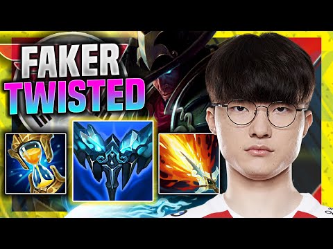FAKER DOMINATING GWEN WITH TWISTED FATE! - T1 Faker Plays Twisted Fate Mid vs Gwen! | Season 11