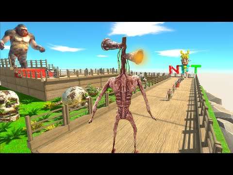 Siren Head Death Run - Animal Revolt Battle Simulator