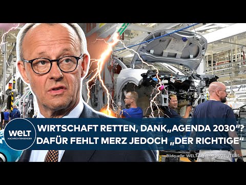 FRIEDRICH MERZ: Agenda 2030 soll schwache Wirtschaft retten! Doch der CDU fehlt der richtige Partner