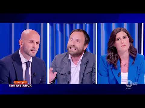 Chiara Appendino ospite a " E' sempre Cartabianca" Rete4 21/05/2024