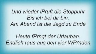 Bernhard Brink - Wenn And&#39;re Schlafen Lyrics