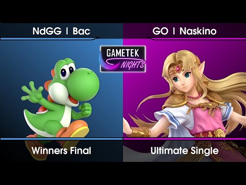 Gametek Night 2023.13 Winners Final - Bac (Yoshi) Vs. Naskino (Zelda) SSBU Ultimate Tournament