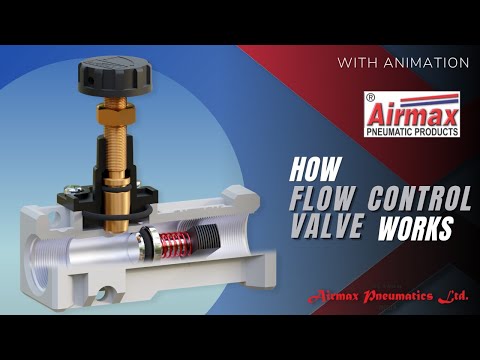 Aluminium flow control valve