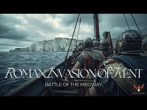 Roman Invasion of Kent: Historic Battle with Celtic Tribes at Medway