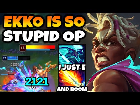 One Shotting if I land E? So fair. Ekko is not completely broken with an insane kit.