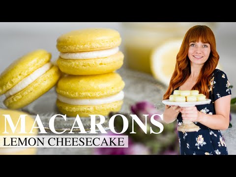 Lemon Cheesecake Macarons | Easy Macaron Recipe