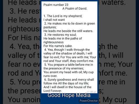Psalms 23 // English // goodhopemedia