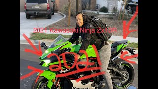 Download lagu Buying my Husband BRAND NEW 2021 Kawasaki Ninja Zx10r mp3