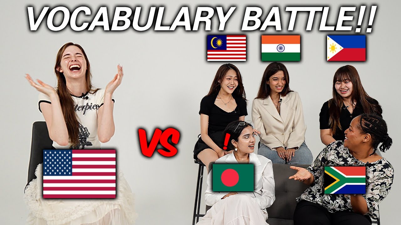 English Differences Between 6 English Speaking Country!! l  Pronunciation differences!!