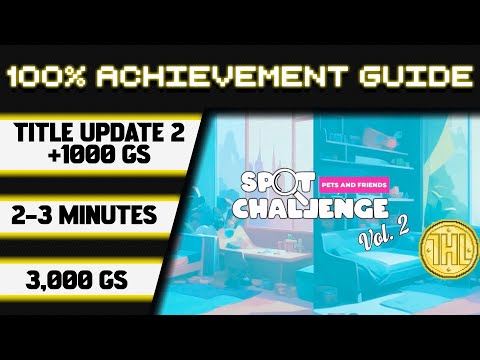Spot Challenge Vol. 2 Title Update 2 Achievement 100% Walkthrough * 1000GS in 2-3 Minutes *