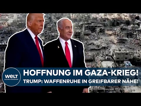 GAZA-KRIEG: Waffenruhe zwischen Hamas und Israel? – Trump nach Gespräch mit Netanjahu optimistisch
