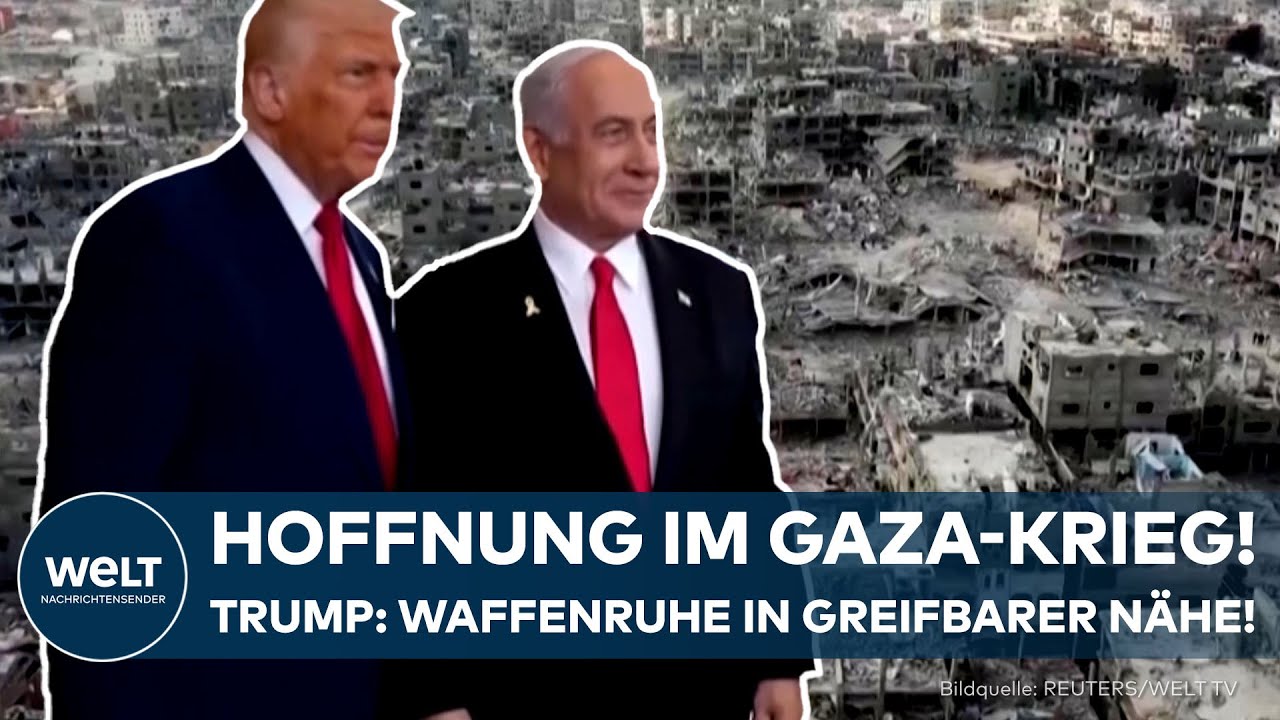 GAZA-KRIEG: Waffenruhe zwischen Hamas und Israel? – Trump nach Gespräch mit Netanjahu optimistisch