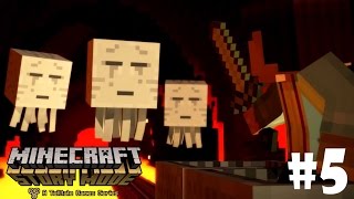 I'M NETHER GOING BACK THERE! || FOXY PLAYS: Minecraft: Story Mode Ep 1 Part 5