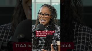 TIAA is using AI to match employees with open internal roles #AI #tech