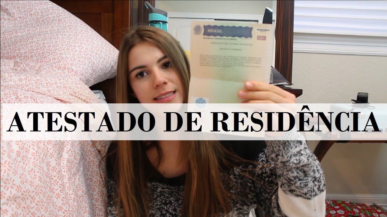 Atestado de Residência nos EUA