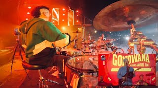 VERDE AMARILLO Y ROJO  💚💛❤️ - GONDWANA EN VIVO 2024 FESTIVAL DE LA PAMPILLA DE COQUIMBO🇨🇱 (DrumCam)