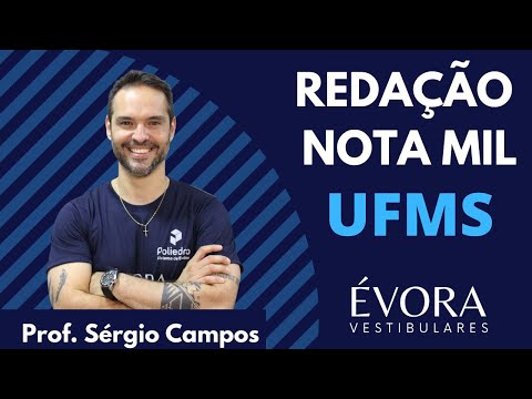 Redação MIL UFMS 2021 - Professor Sérgio Campos.
