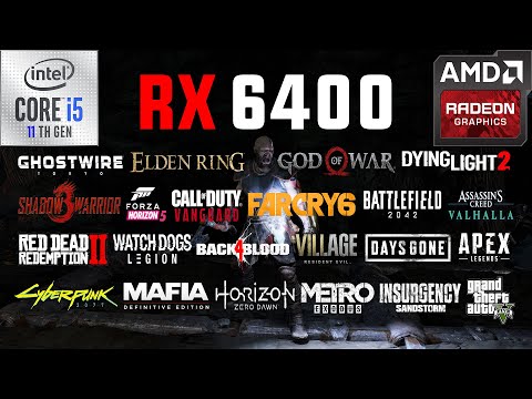 RX 6400 Test in 30 Games