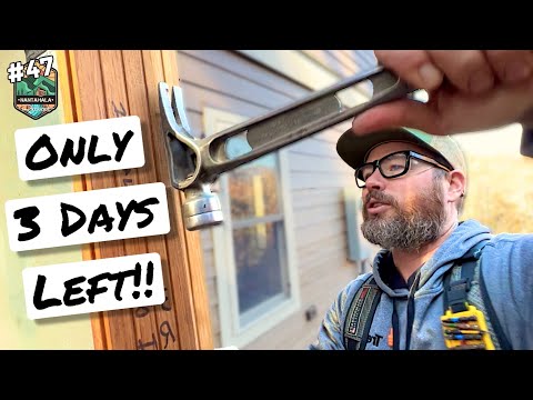 Building The Nantahala Retreat #47 | Bathroom Hardware and Exterior Touch-ups