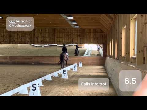 USDF Second Level Test 1; Arden Juliet 63.429%