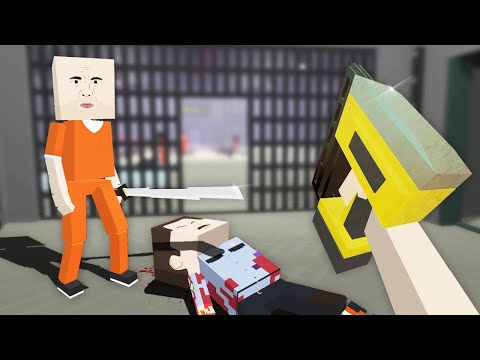 We Escaped PRISON using Hidden Weapons... (Paint the Town Red)