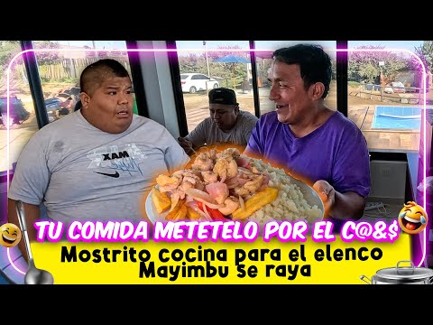 “Shove your food up your a#$” / Mostrito cooks for the cast and Mayimbu freaks out