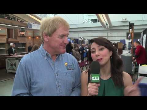 John DeSantis and Pittsburgh's CW Green Team at 2017 Pgh Home & Garden Show
